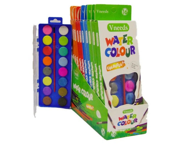 الوان مائية 16 قطعة