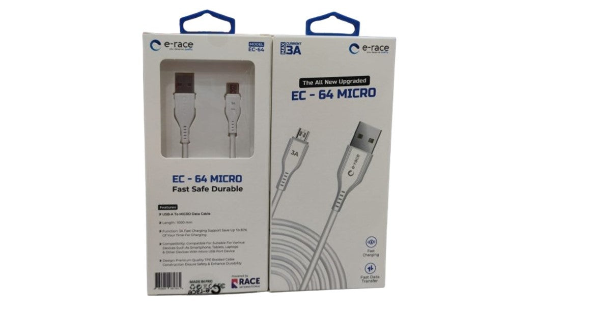 كابل بيانات الشحن السريع ميكرو EC-64 من e-race