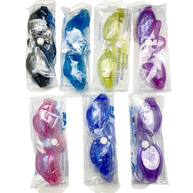 Adjustable Swimming Glasses With Nose Clip & Ear Plugs