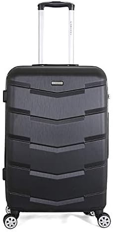 حقيبة سفر Rower Ferrari Series ذات الجوانب الصلبة باللون الأسود