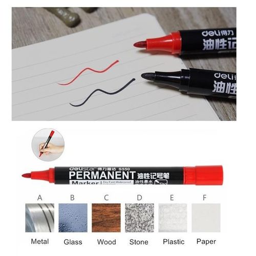 مجموعة أقلام تحديد دائمة مكونة من 3 قطع