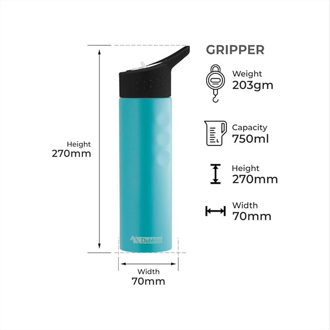 Gripper Stainless Steel Water Bottle 750ML