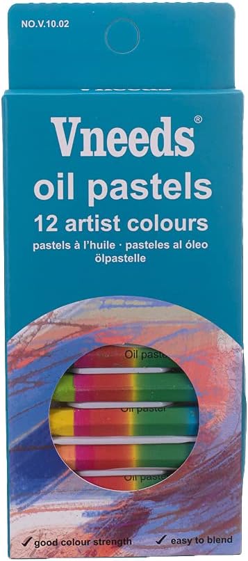 ألوان الباستيل الزيتية من فينيدز 12 لونًا