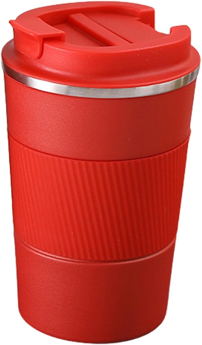 Insulated Coffee Cup, 380ML Thermal Mug with Non-Slip Design
