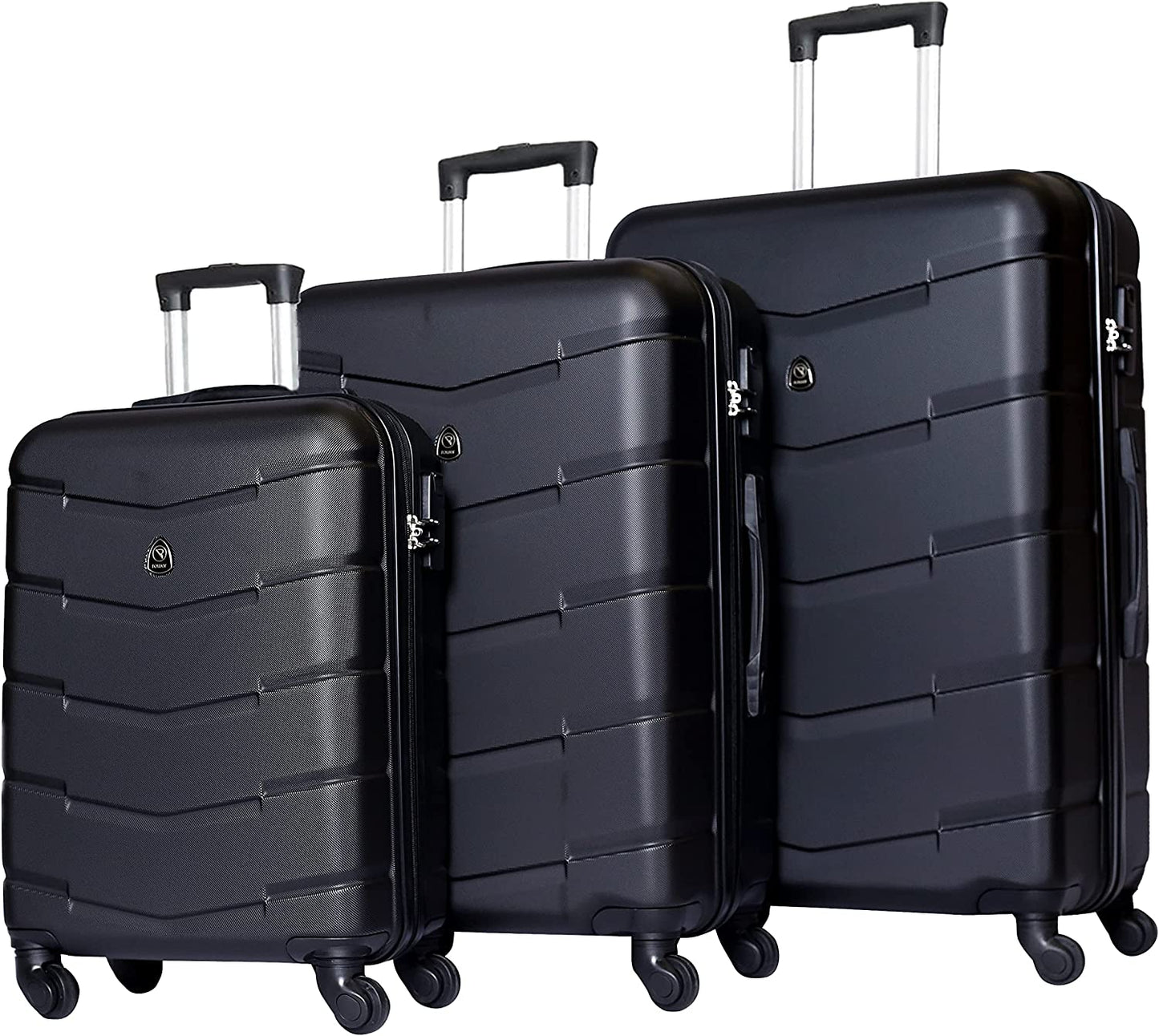 حقيبة سفر Rower Ferrari Series ذات الجوانب الصلبة باللون الأسود