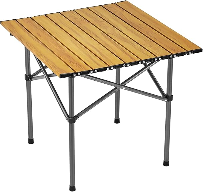 طاولة تخييم قابلة للطي والحمل من الألومنيوم