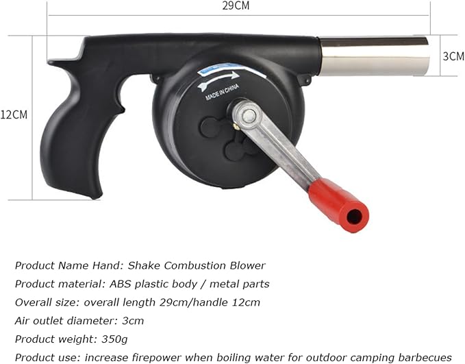 منفاخ هواء يدوي للشواء