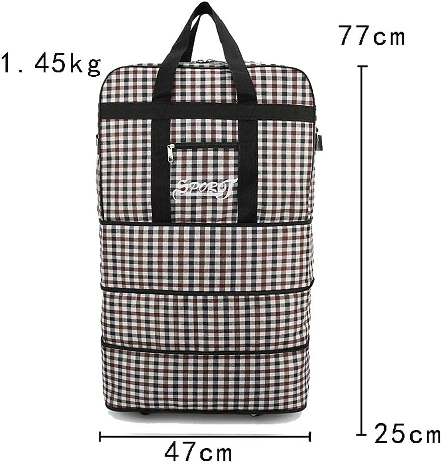 حقيبة ظهر قابلة للتوسيع مع عجلات