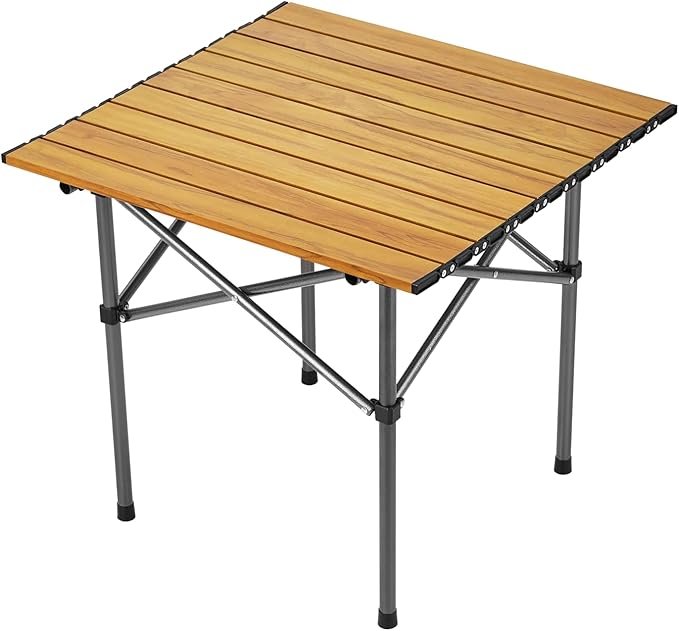 طاولة تخييم قابلة للطي والحمل من الألومنيوم