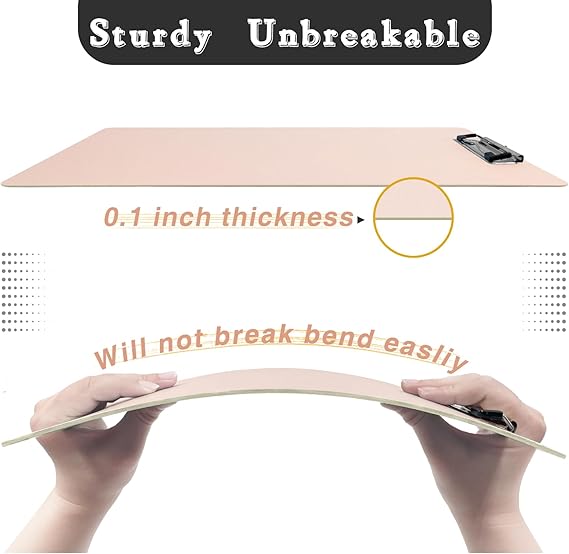 لوحات قصاصات بلاستيكية متعددة الألوان مع مشبك معدني منخفض الارتفاع،