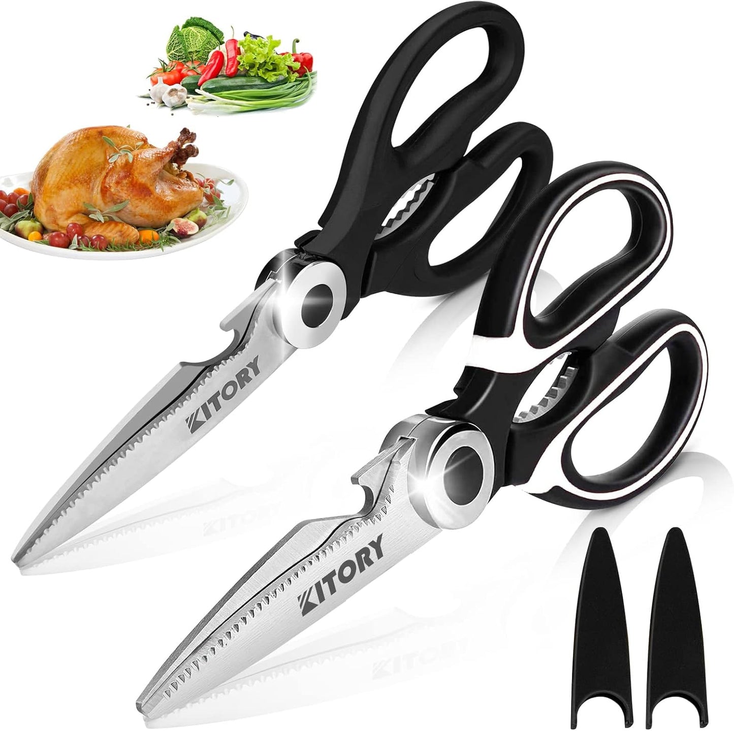 Kitchen Shears-Pack Heavy Duty Kitchen Scissors