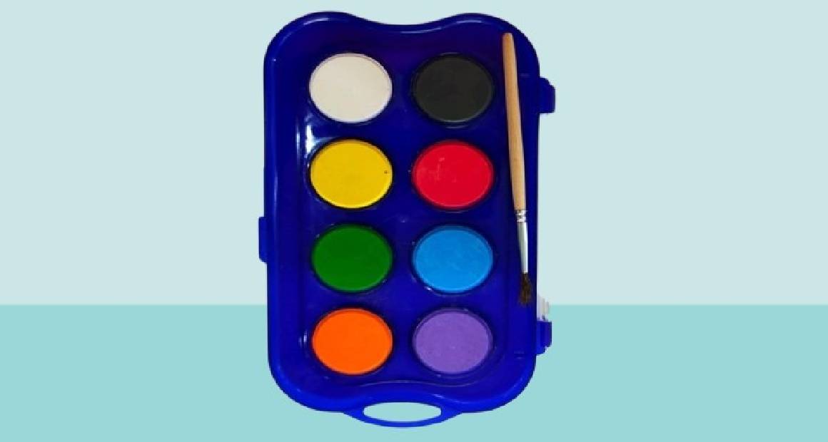 الوان مائية 16 قطعة