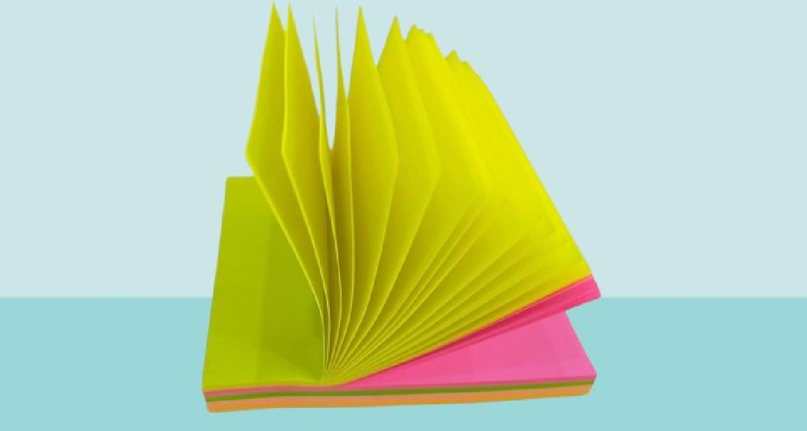 ملاحظات لاصقة بجميع الأحجام