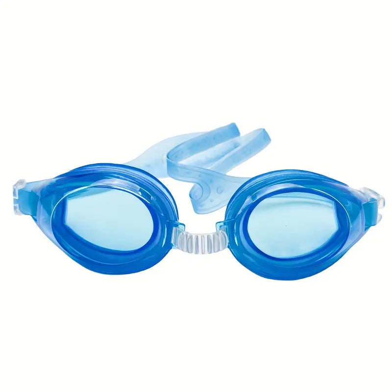 Adjustable Swimming Glasses With Nose Clip & Ear Plugs