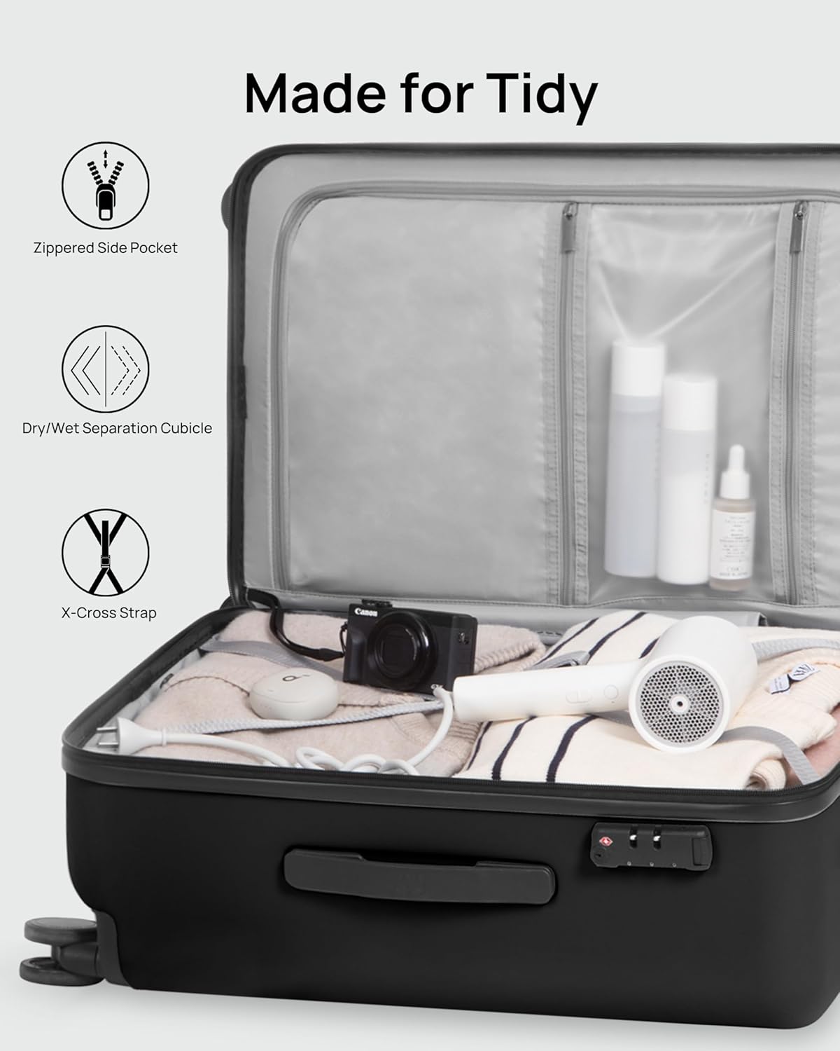 Checked Luggage 22 inch