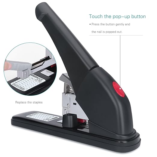 Heavy Duty Stapler Staples, Reduced Effort, 100 Sheets