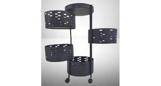 رف من الفولاذ المقاوم للصدأ مكون من 4 طبقات