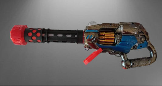 مسدس بطارية مع الضوء والصوت