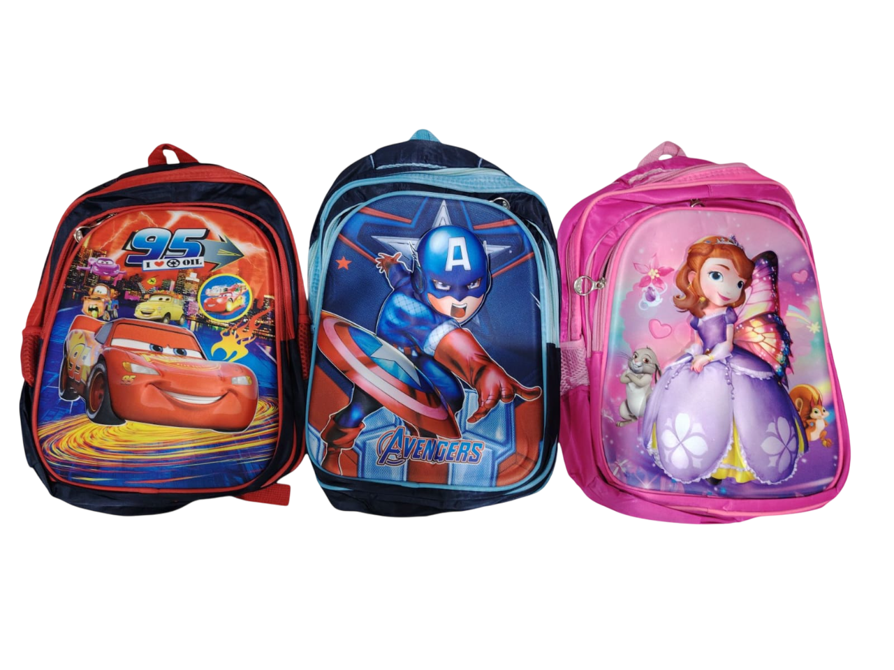 children cartoon school bag primary school student shoulder bag 1-2-3-5 grade boys and girls light