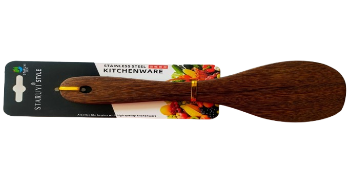 مكشطة طعام خشبية