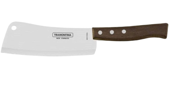 Stainless Steel Cleaver Knife/, 15cm/5.9" | Brown