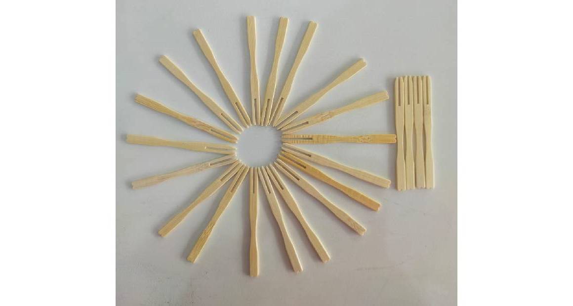 Wooden Fruit Fork