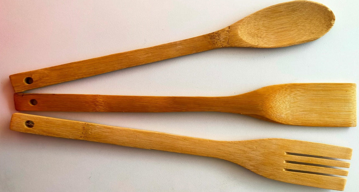 Wooden Spoon and Spatula Set