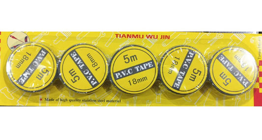 شريط لاصق 3.5*3.5 سم أسود 4 قطع