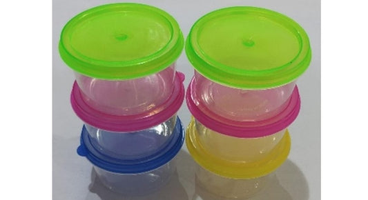 مجموعة حاويات صوص مكونة من 6 قطع