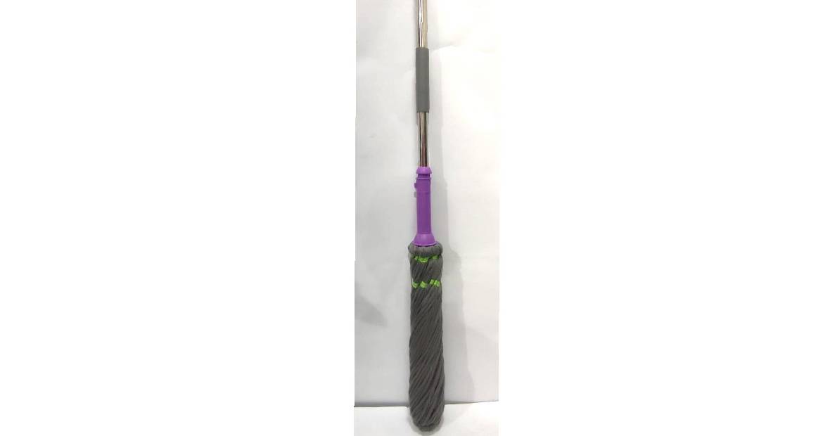 Mop with long Adjustable Rod & Drainer