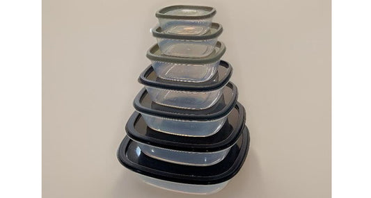 مجموعة حاويات تخزين محكمة الغلق مكونة من 7 قطع