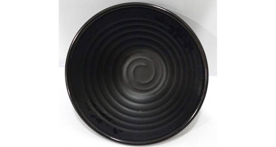 Melamine Serving Bowl Black