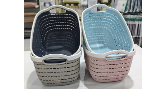 سلة تخزين بلاستيكية 24.3*18*13.5 سم