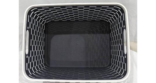 سلة تخزين بلاستيكية 27*18.5*14 سم