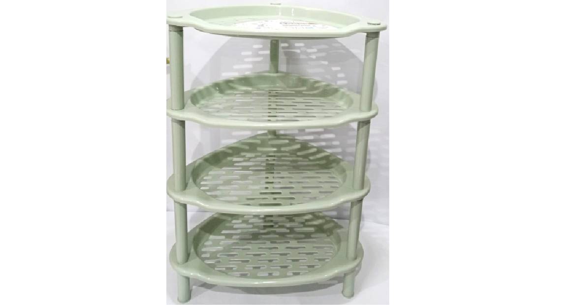 رف بلاستيكي من ترينجل بثلاث طبقات مع عجلة