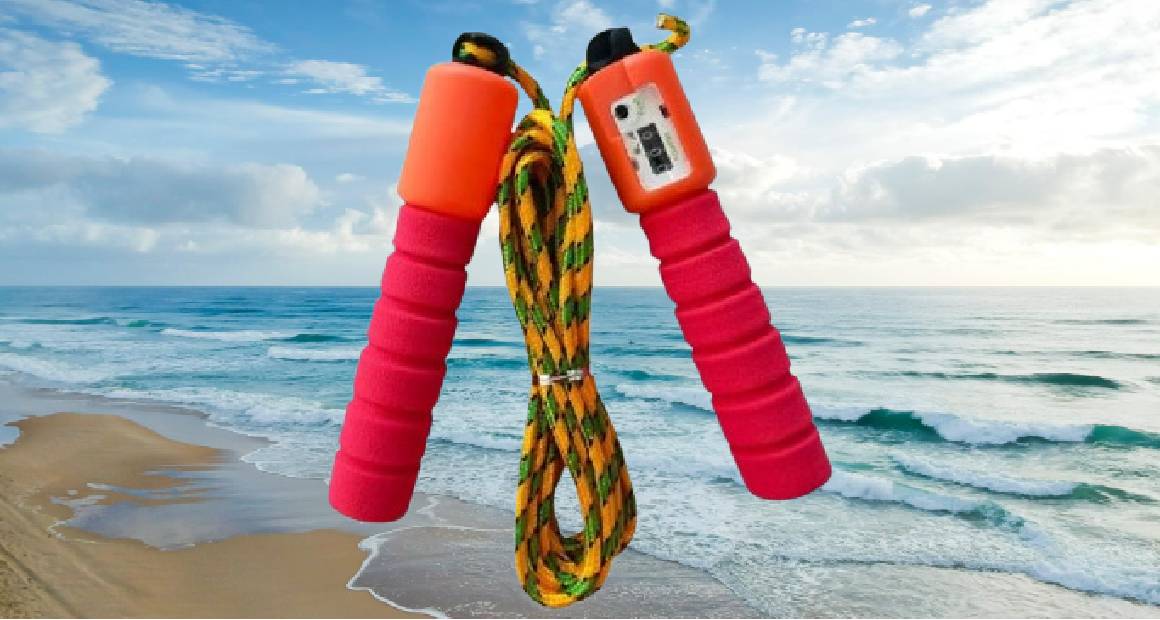 حبل القفز HX-218 بمقبض مطاطي