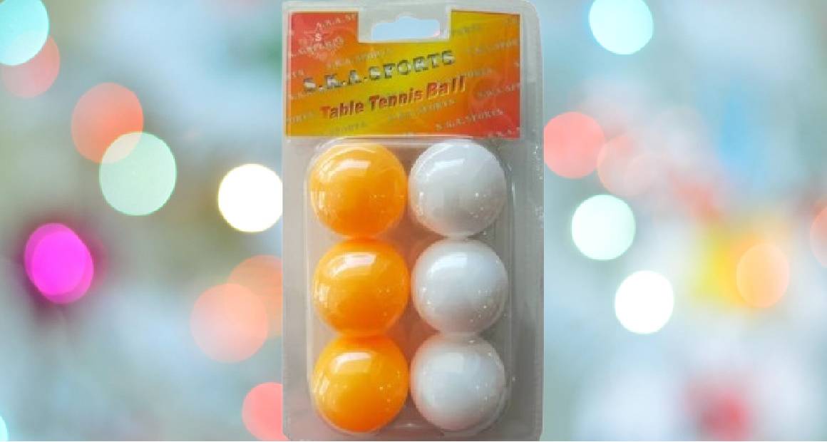 كرات تنس الطاولة 6 قطع