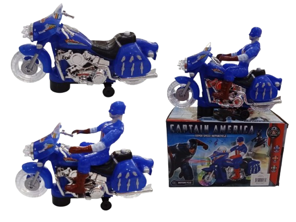 Battery Sports Bike - Blue