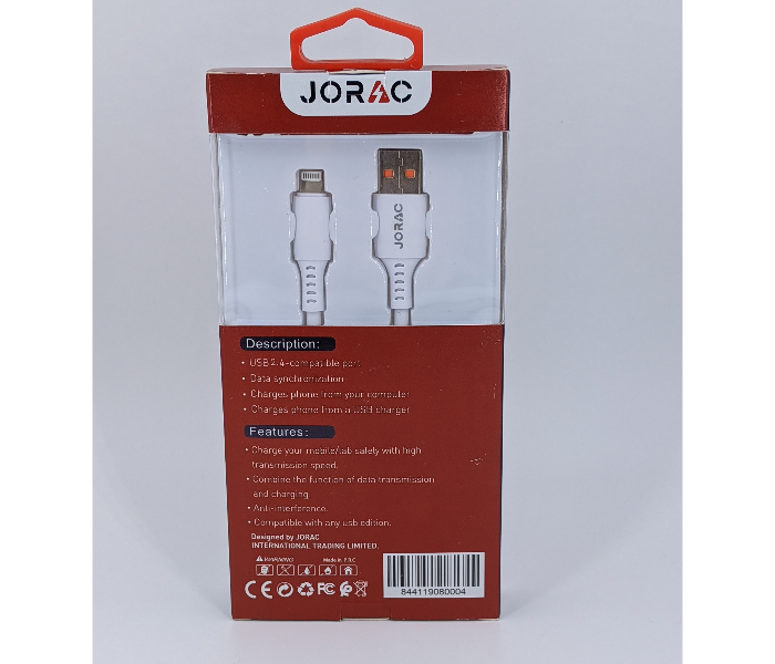 كابل بيانات لايتنينج من جوراك - أبيض