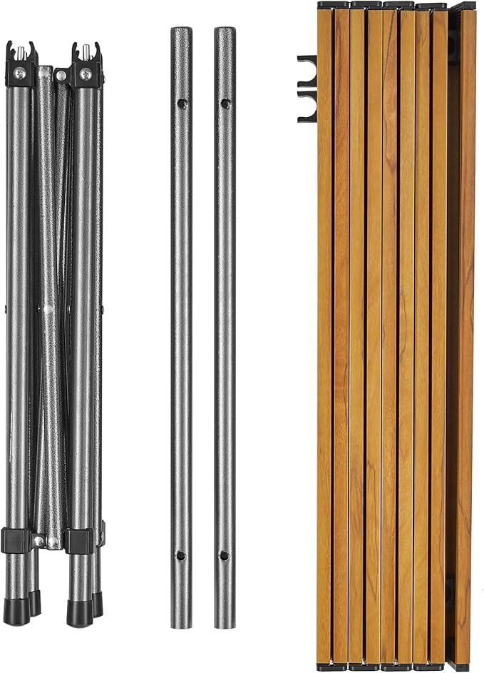 طاولة تخييم قابلة للطي والحمل من الألومنيوم