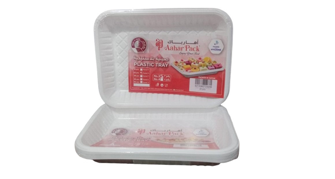 Plastic Tray 25 Pcs