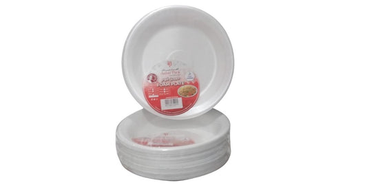 طبق فوم 10 بوصة 25 قطعة