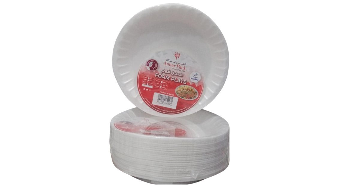 Foam Plate 9 Inch 25 Pcs