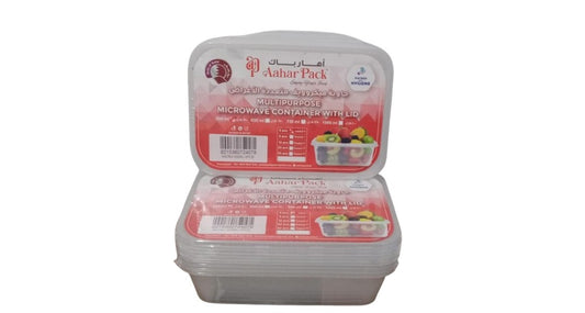 حاوية ميكروويف مع غطاء