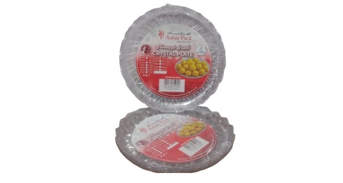 طبق كريستال رقم 20، 3 قطع