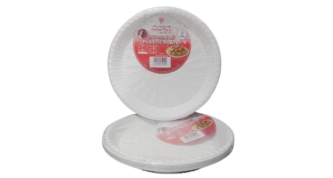 طبق بلاستيك 26سم 25 قطعة