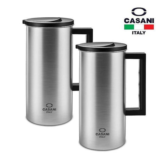 زجاجة ماء كاساني إبريق ماء من الفولاذ المقاوم للصدأ سعة 1.6 لتر