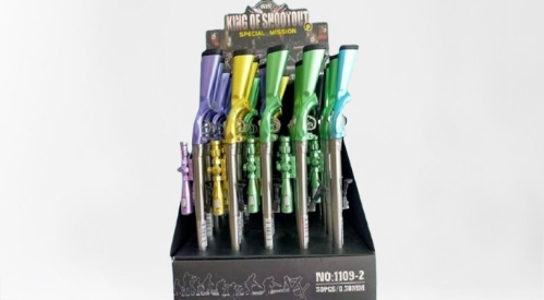 قلم على شكل مسدس