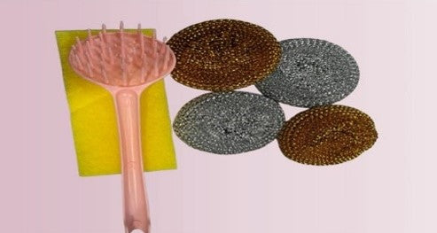 مجموعة صوف فولاذي 6*7 سم