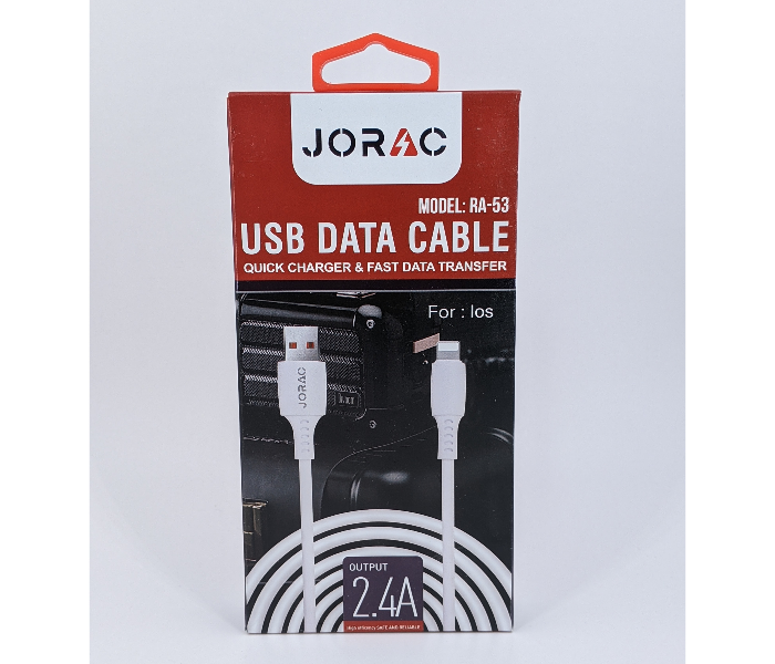 كابل بيانات لايتنينج من جوراك - أبيض